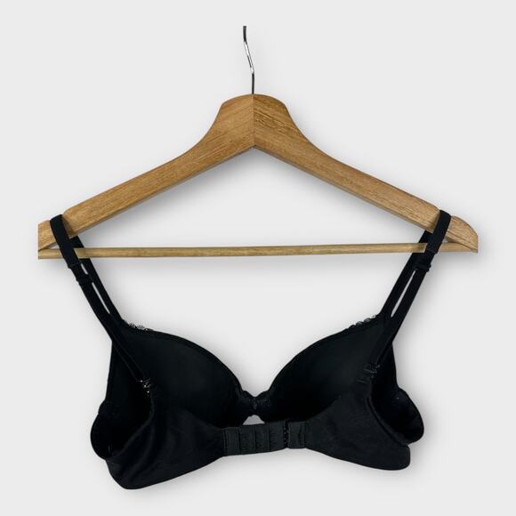 Victoria Secret Body by Victoria Lined Demi Bra Black 32C - Picture 2 of 4